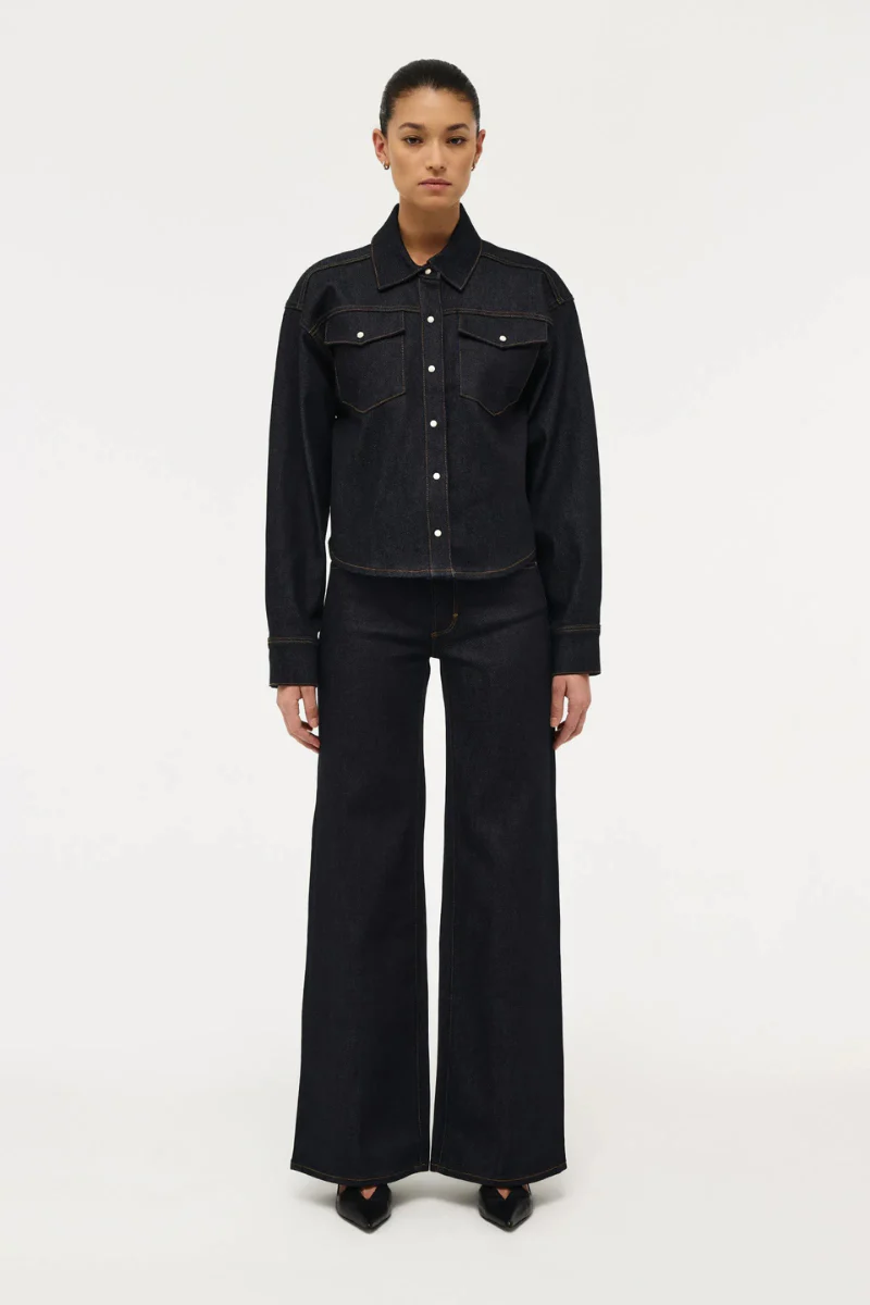 NEUW Resonate Shacket - raw indigo - Image 5
