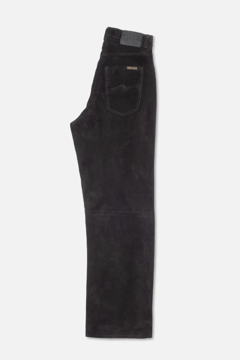 Nudie Clean Eileen Suede Pants - black - Image 4