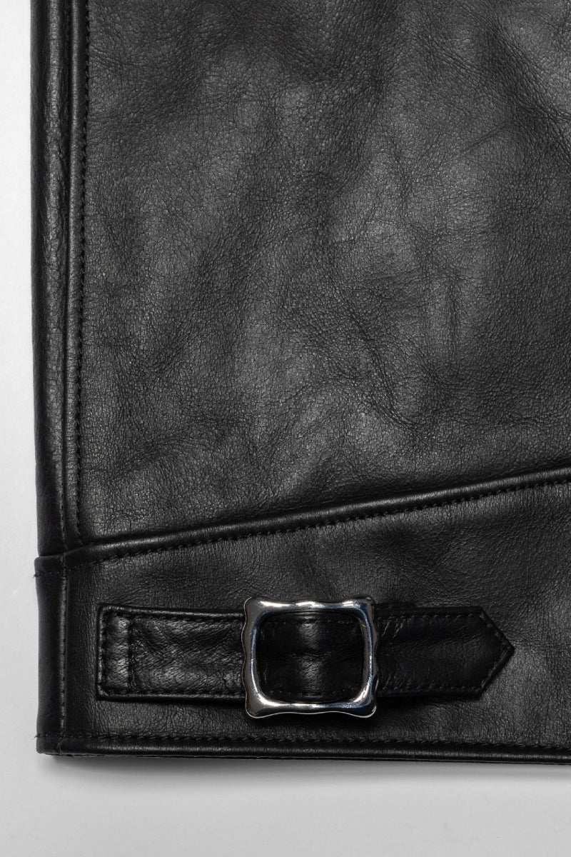 Nudie Eddy Rider Leather Jacket - black - Image 5