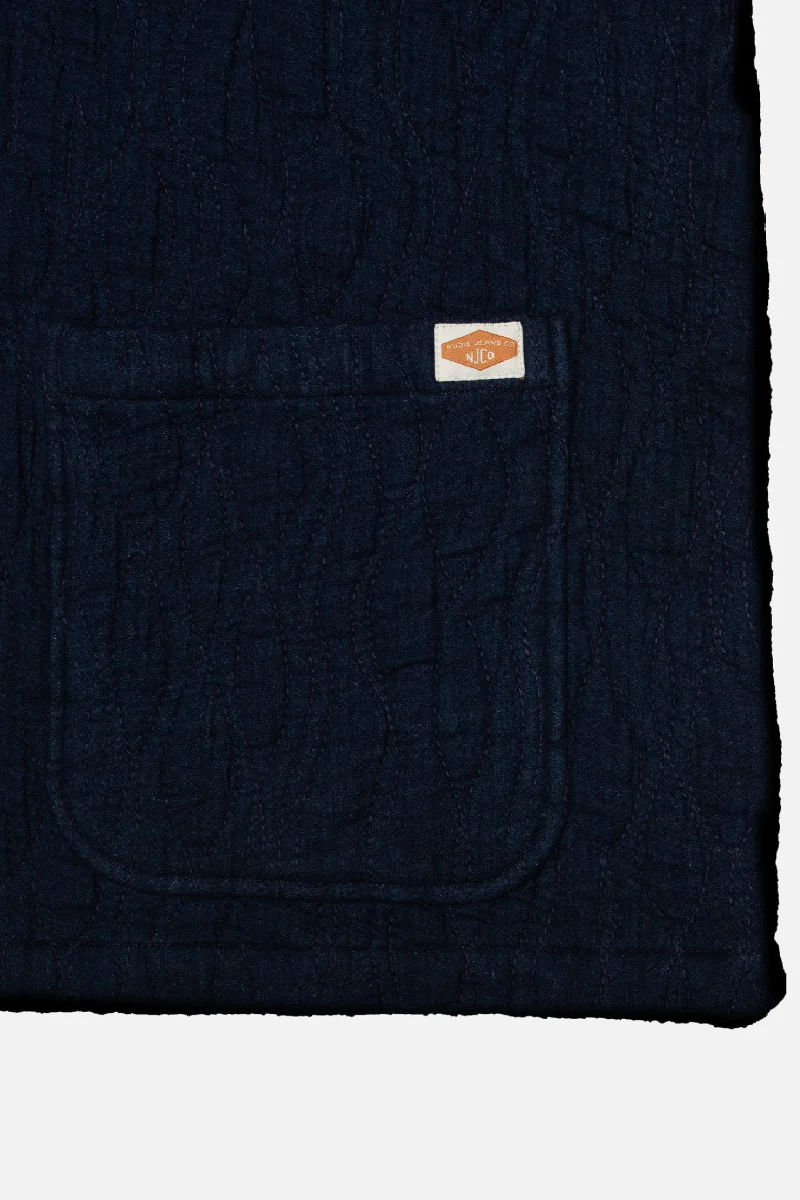 Nudie Jeans Sandra Jacket - indigo quilt - Image 4