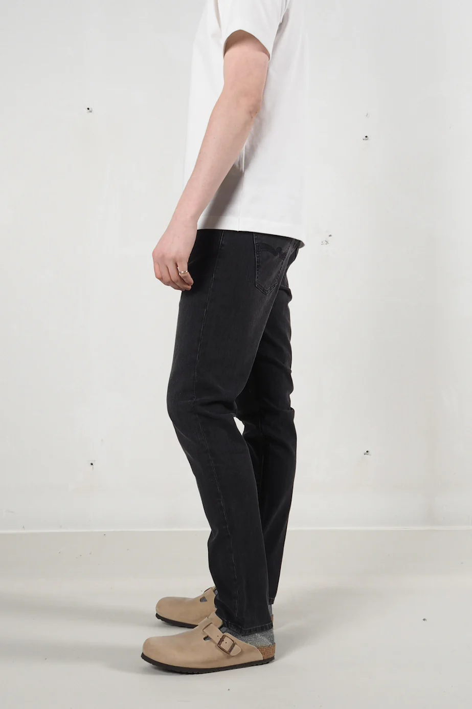 Nudie Jeans Lean Dean miesten farkut - black eyes - Image 3