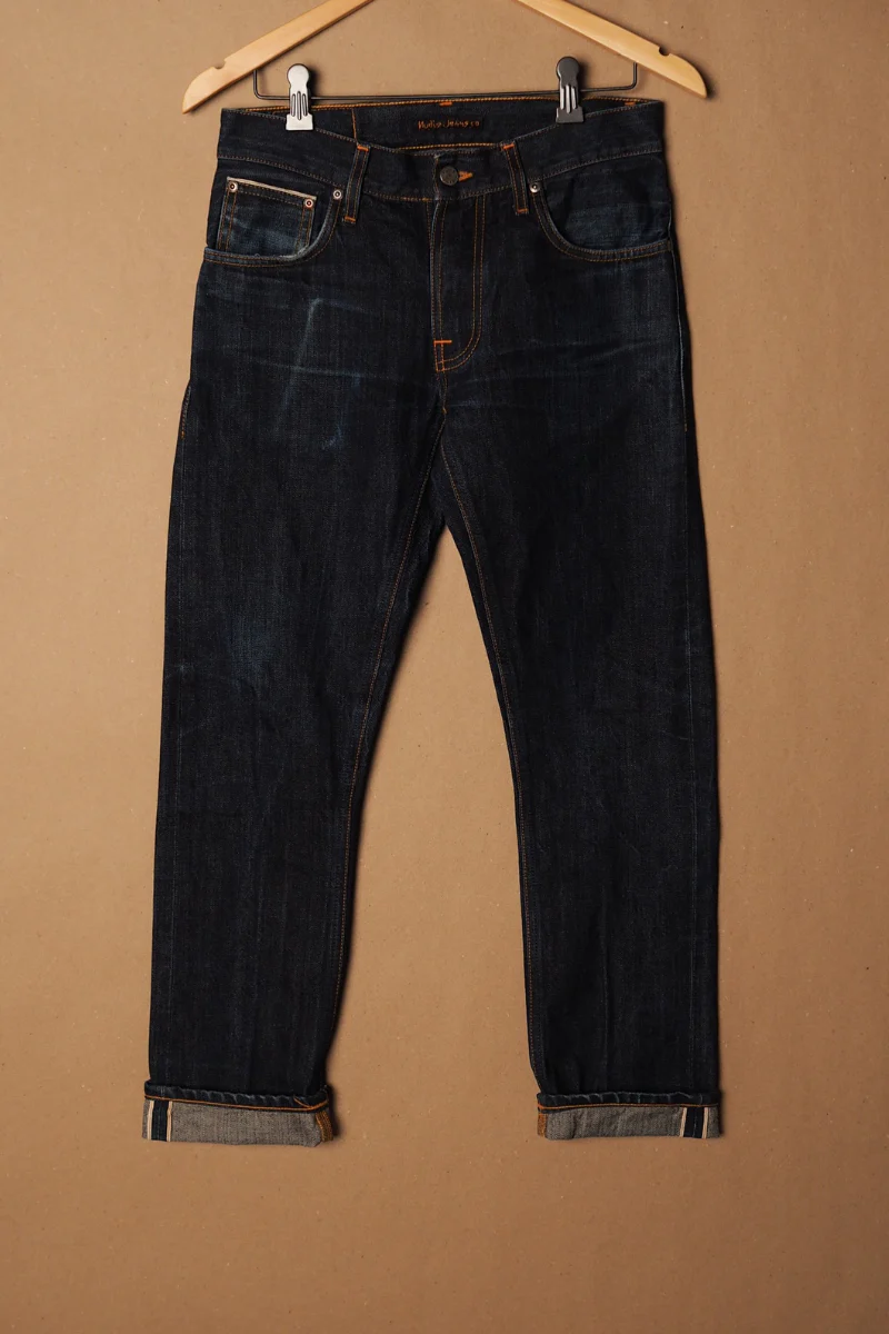 Nudie Jeans Re-use Grim Tim selvage - 29/30" I #0443 - Image 2