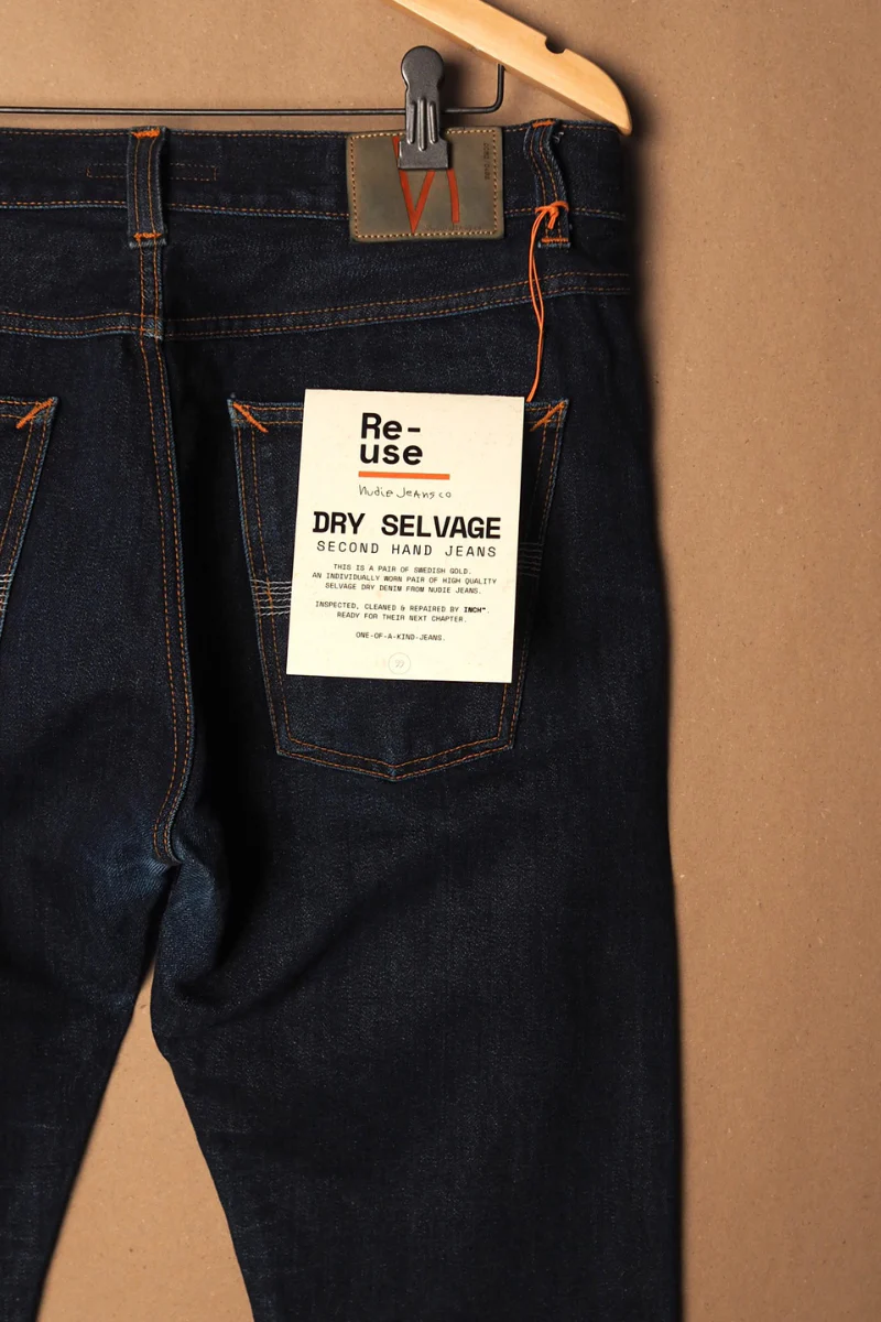 Nudie Jeans Re-use Lean Dean dry paper selvage - 36/32" I #0458