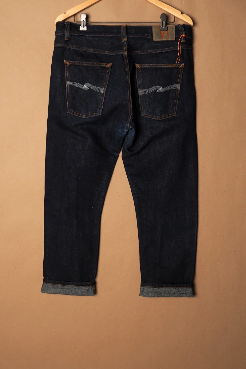 Nudie Jeans Re-use Lean Dean dry paper selvage - 36/32" I #0458 - Image 3