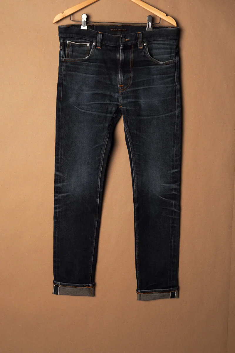 Nudie Jeans Re-use Lean Dean selvage - 33/34" I #0436 - Image 2