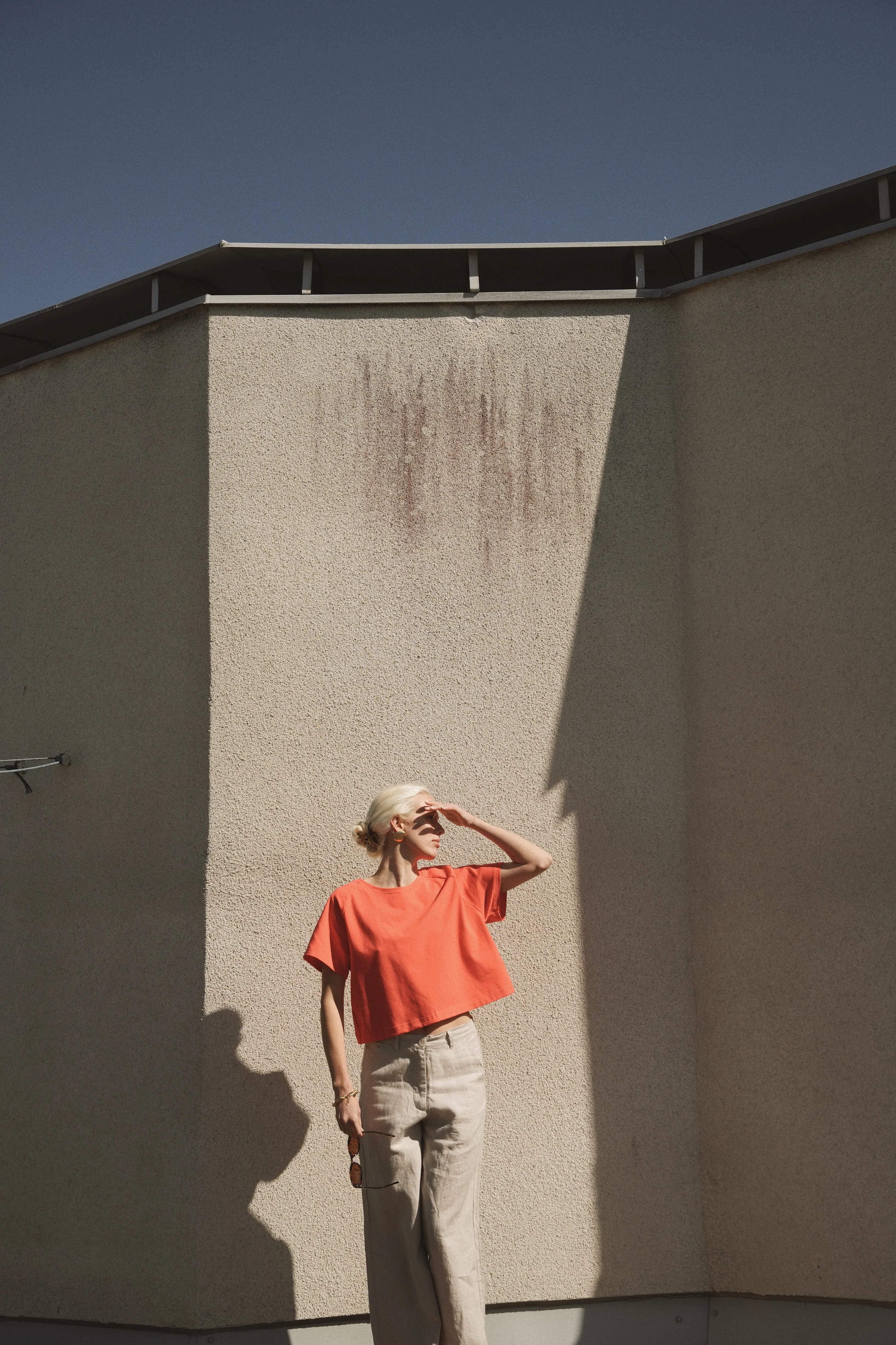 OUNCE garments Mette Crop tee - red - Image 3