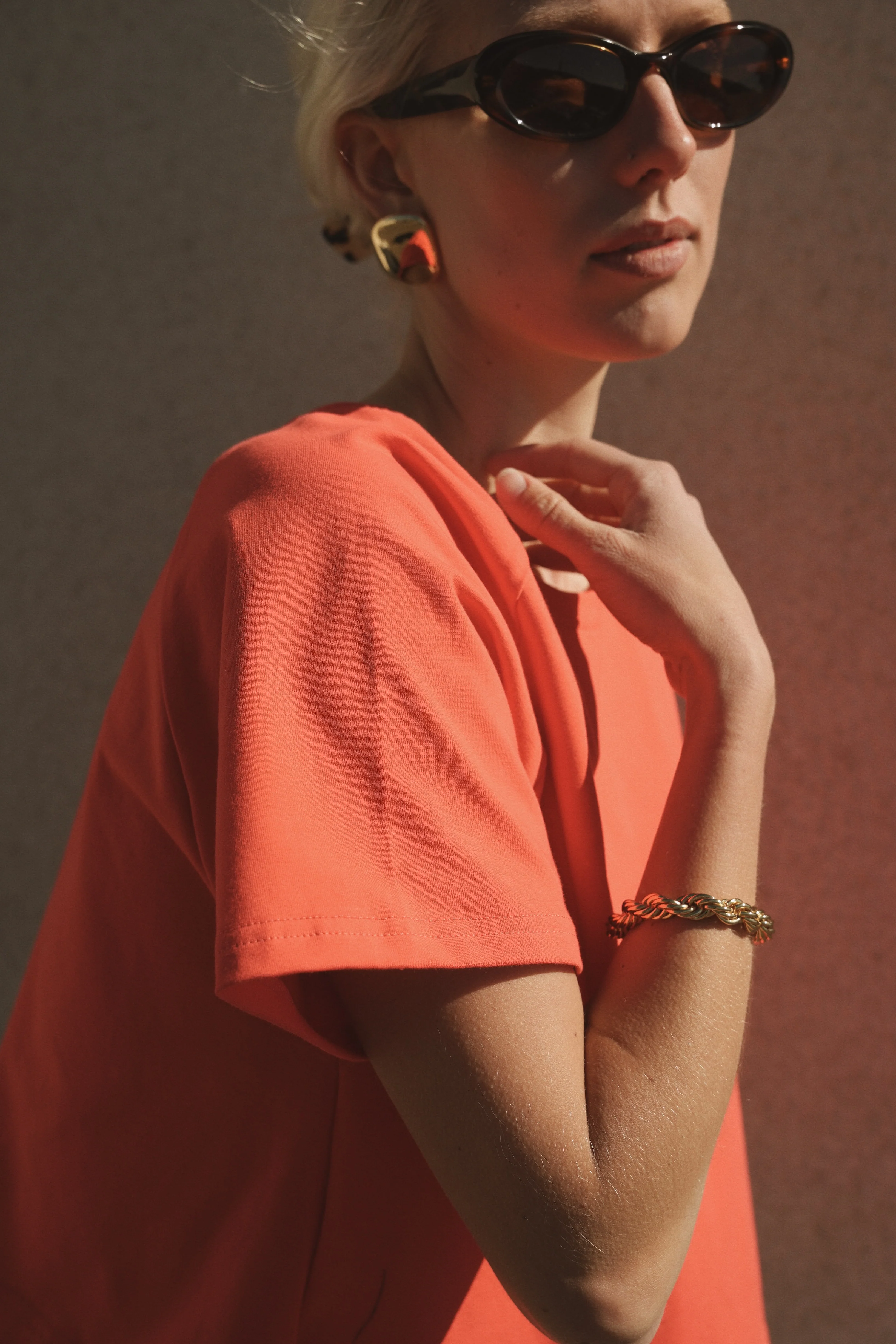 OUNCE garments Mette Crop tee - red - Image 5