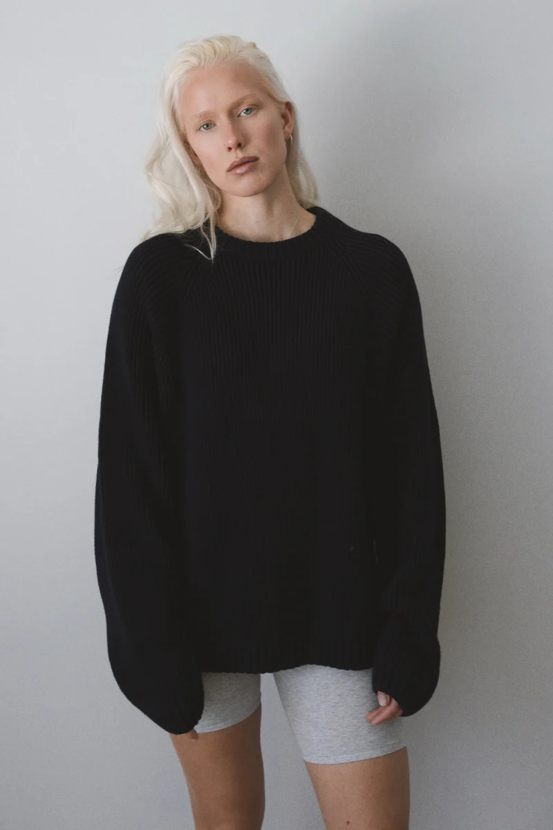 OUNCE garments Eva Cotton knit - navy - Image 2