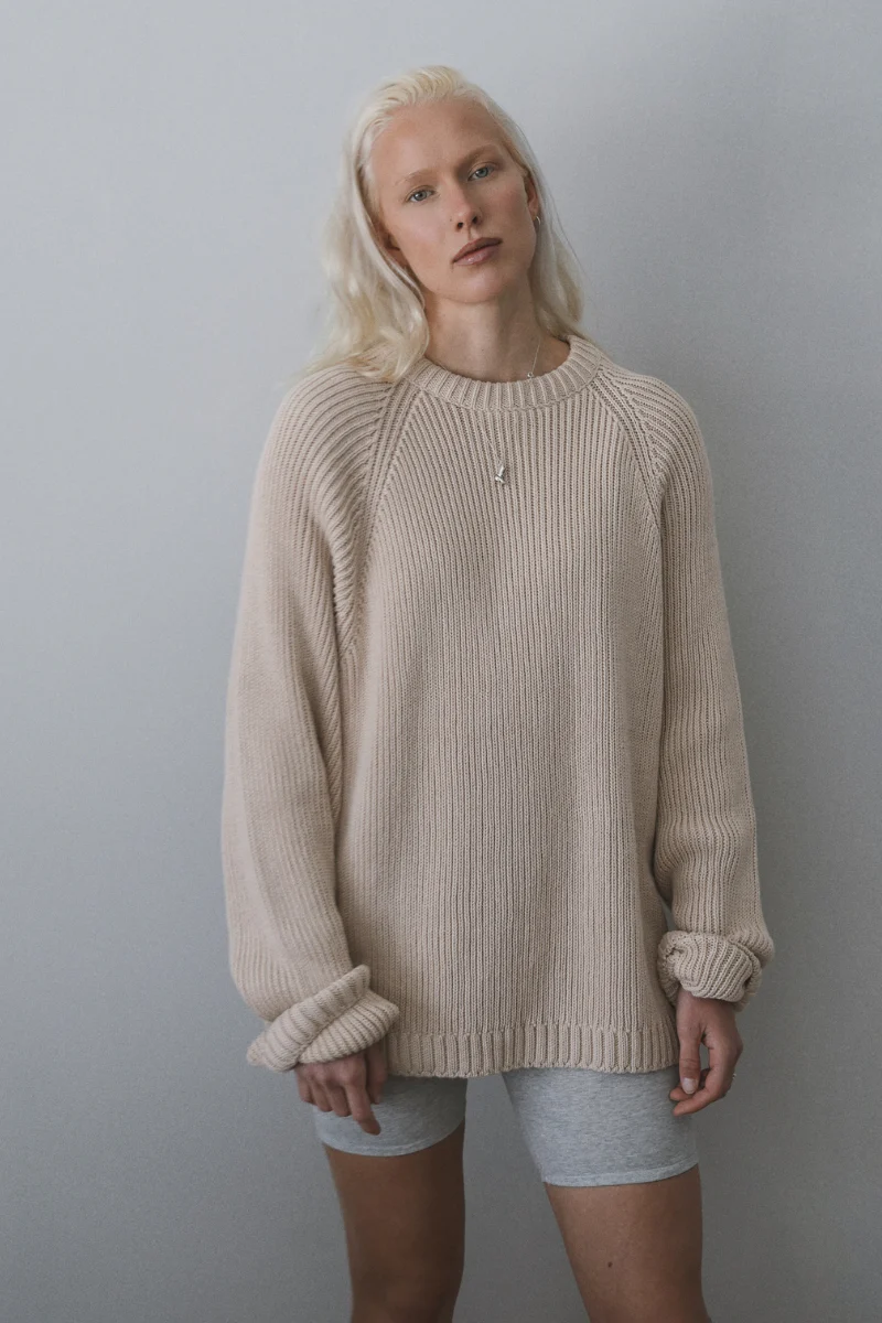 OUNCE garments Eva Cotton knit - sand - Image 2
