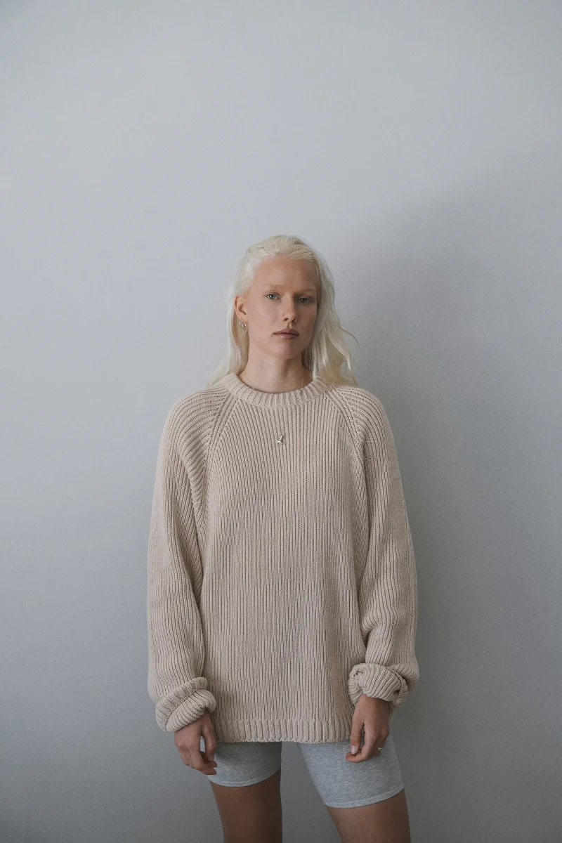 OUNCE garments Eva Cotton knit - sand - Image 6