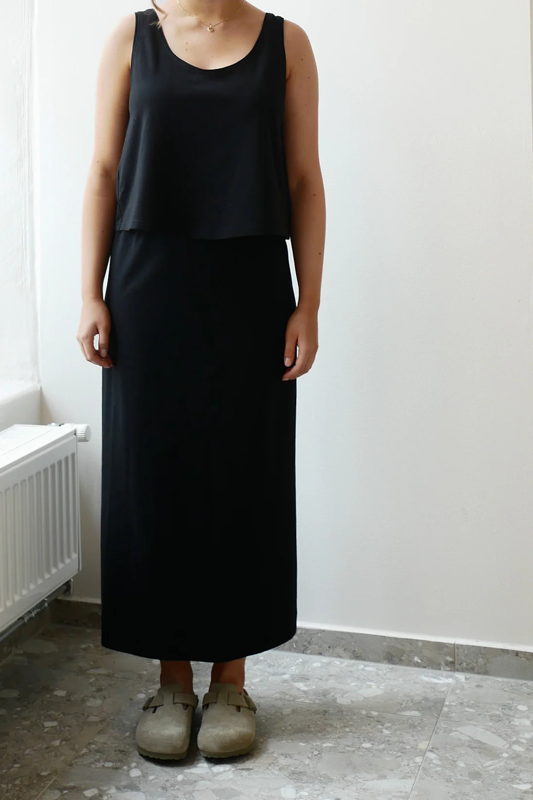 OUNCE garments Lin skirt - black