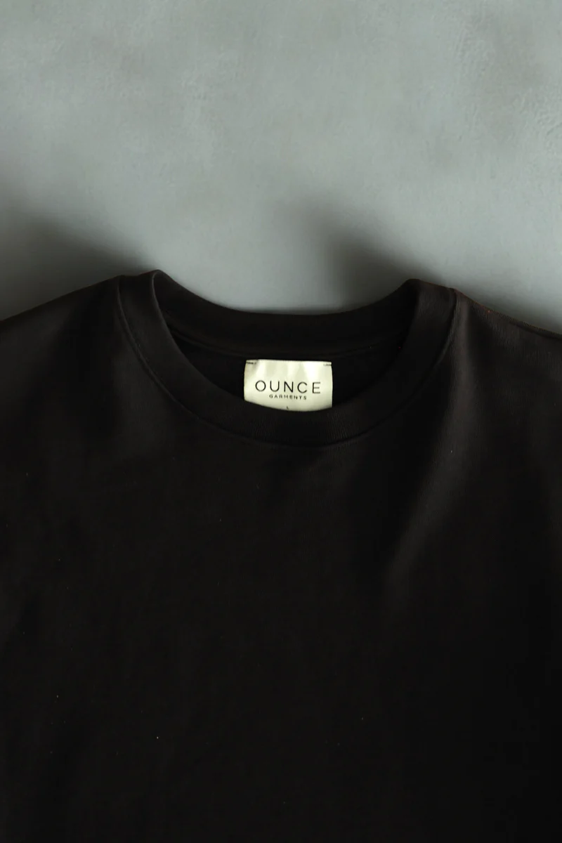 OUNCE garments Willy Heavy oversize t-shirt - deep black - Image 6