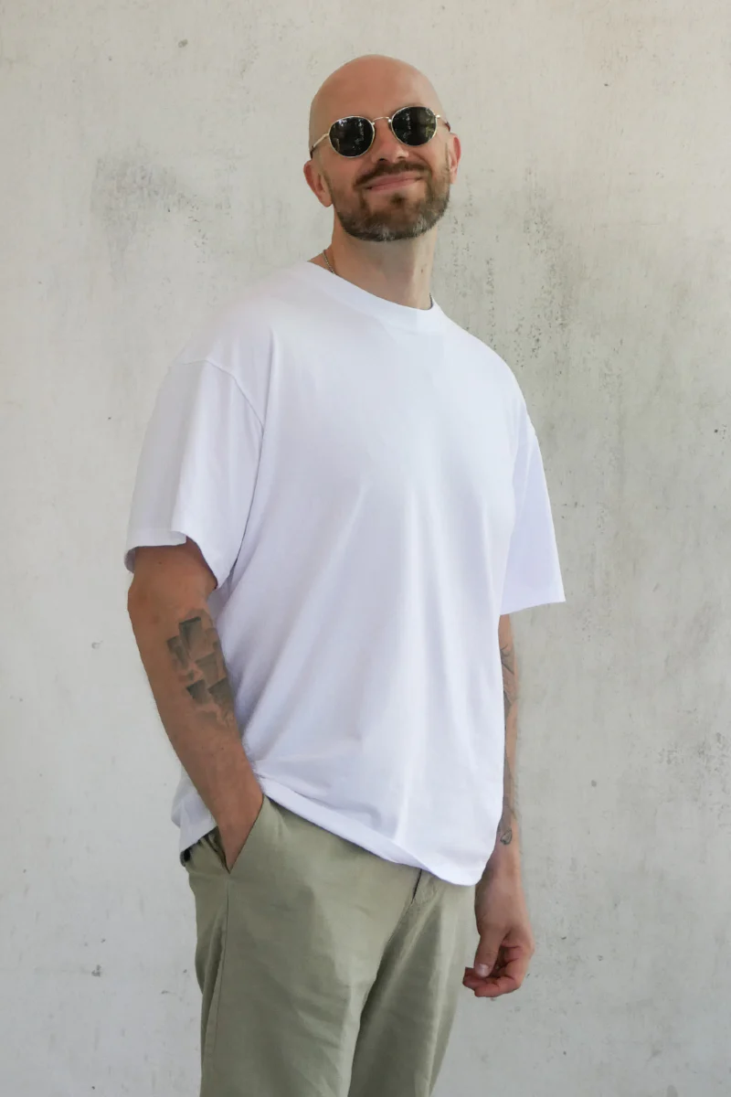 OUNCE garments Willy oversize t-shirt - white - Image 3