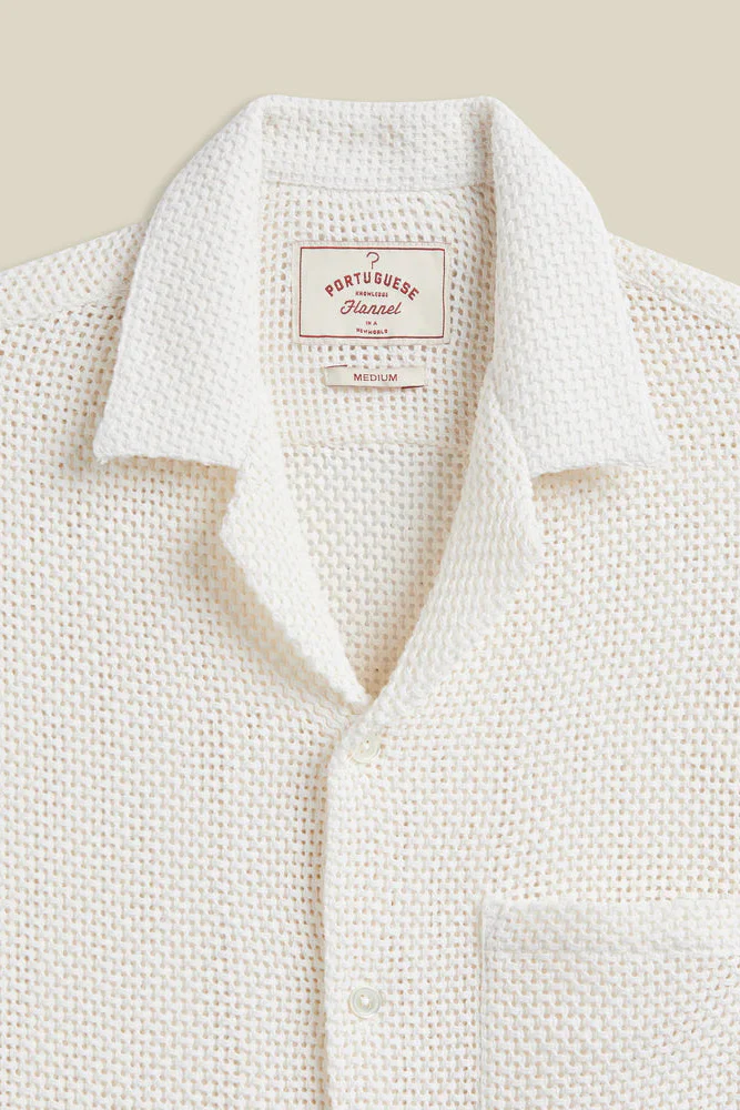 Portuguese Flannel Agora shirt - white - Image 2