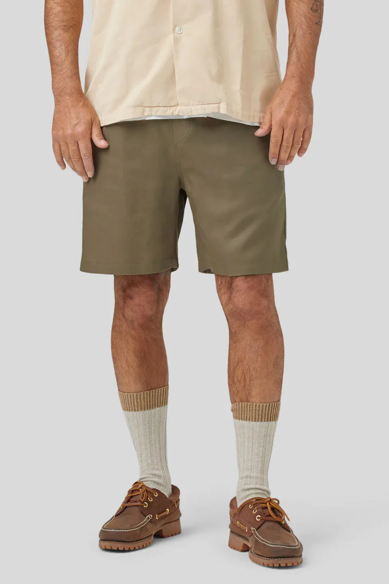 Portuguese Flannel Dogtown shorts - olive