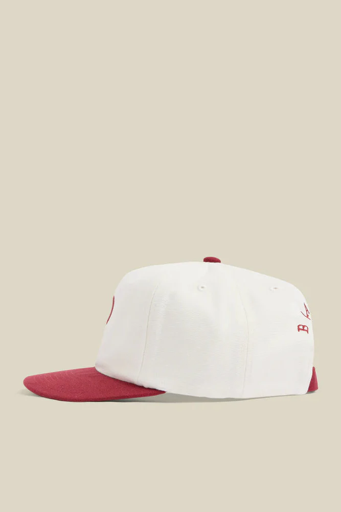 Portuguese Flannel Store Canvas Cap - bordeaux - Image 2