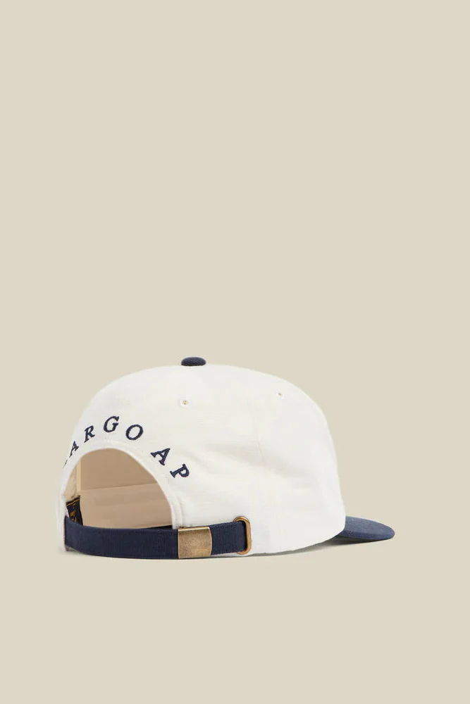 Portuguese Flannel Store Canvas Cap - navy - Image 3