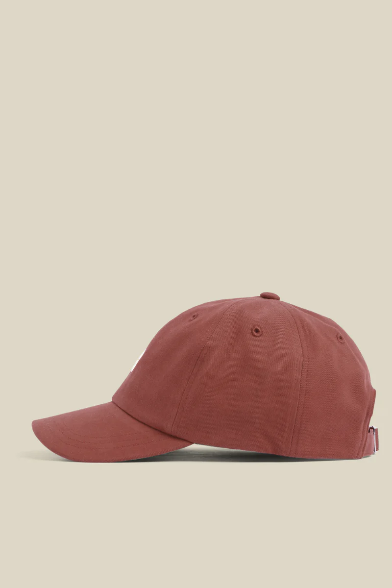 Portuguese Flannel Twill Cap - bordeaux - Image 3