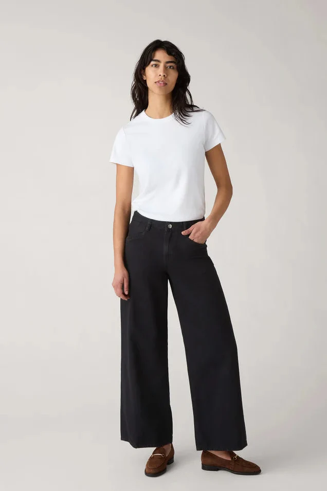 Saburo Jeans Wide Leg Jeans - black rinsed - Image 2
