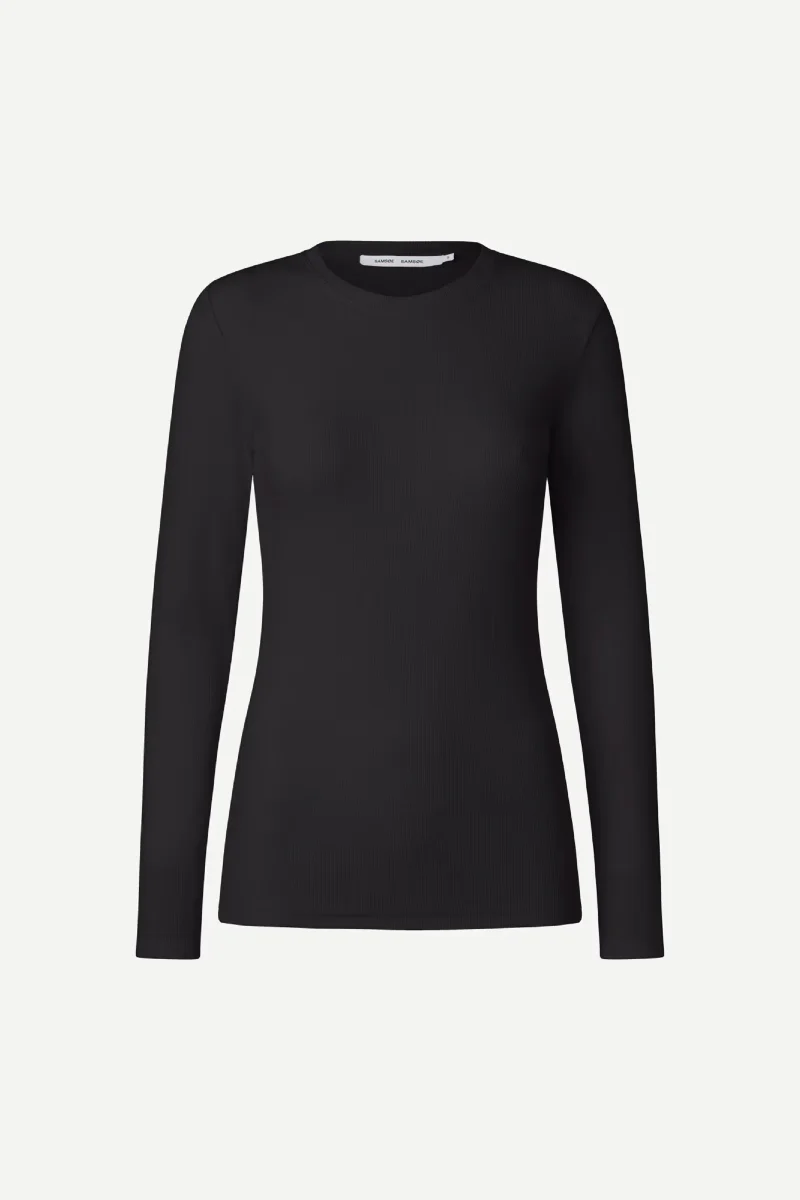 Samsøe Samsøe Alexa ls shirt - black - Image 5