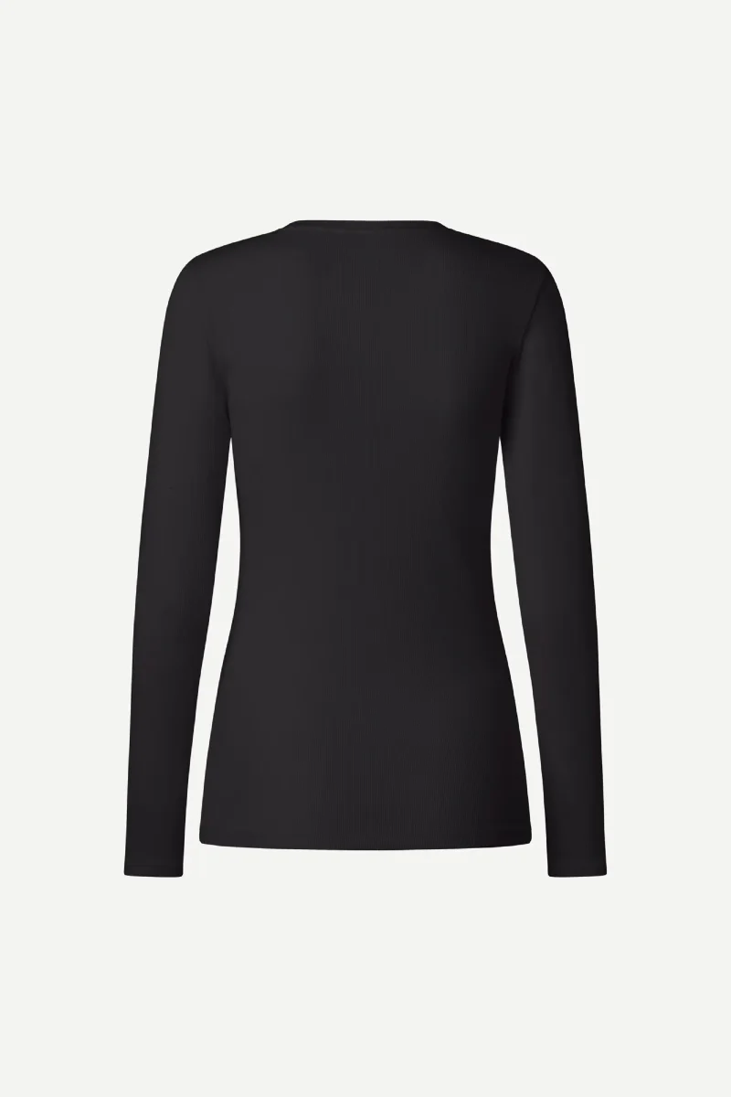 Samsøe Samsøe Alexa ls shirt - black - Image 6