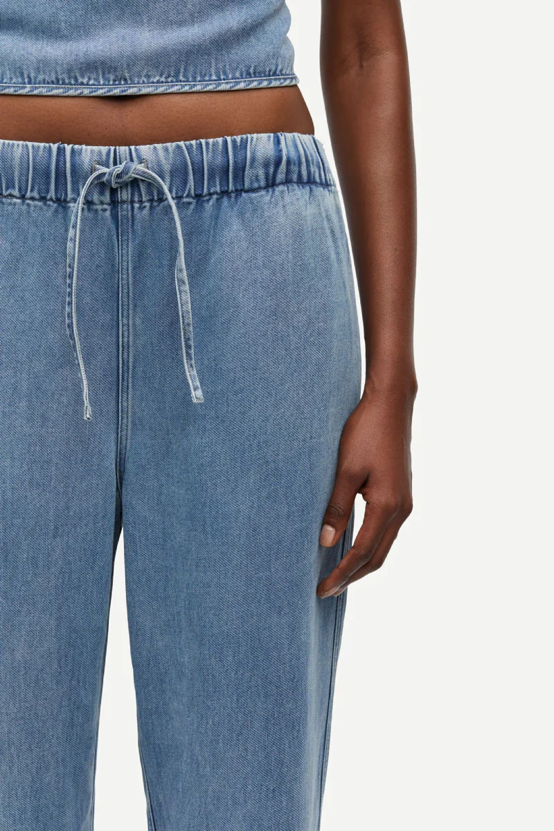 Samsøe Samsøe Sahoysa trousers - denim blue - Image 4