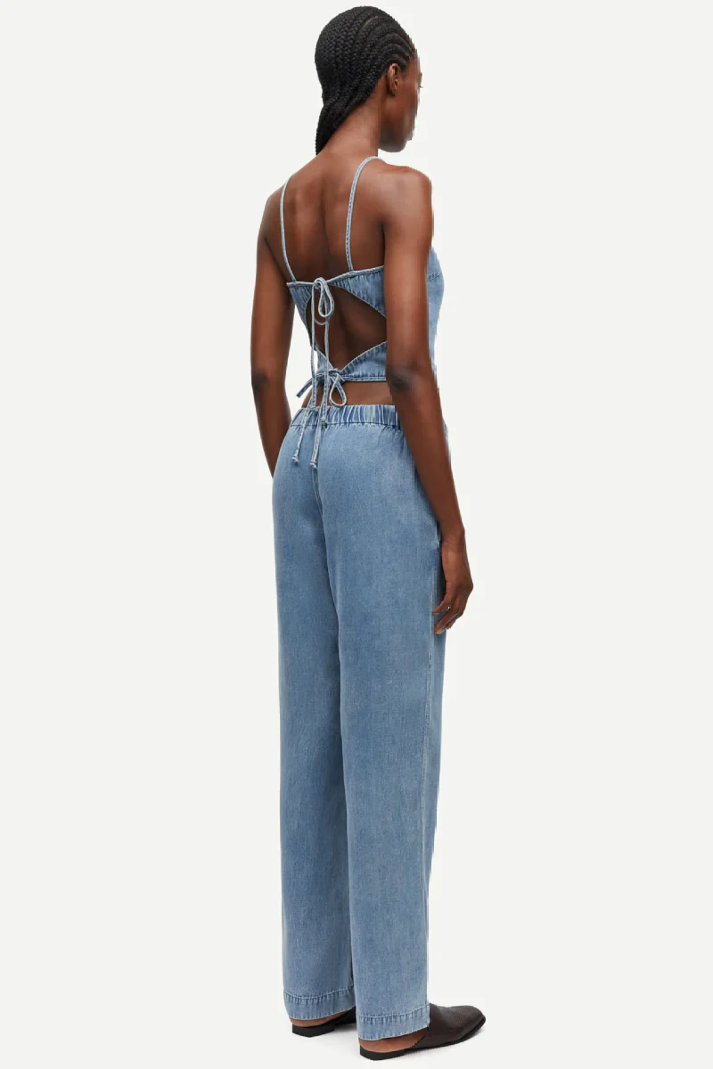 Samsøe Samsøe Sahoysa trousers - denim blue - Image 5