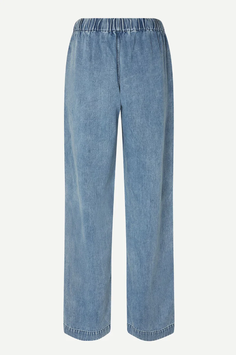 Samsøe Samsøe Sahoysa trousers - denim blue - Image 7