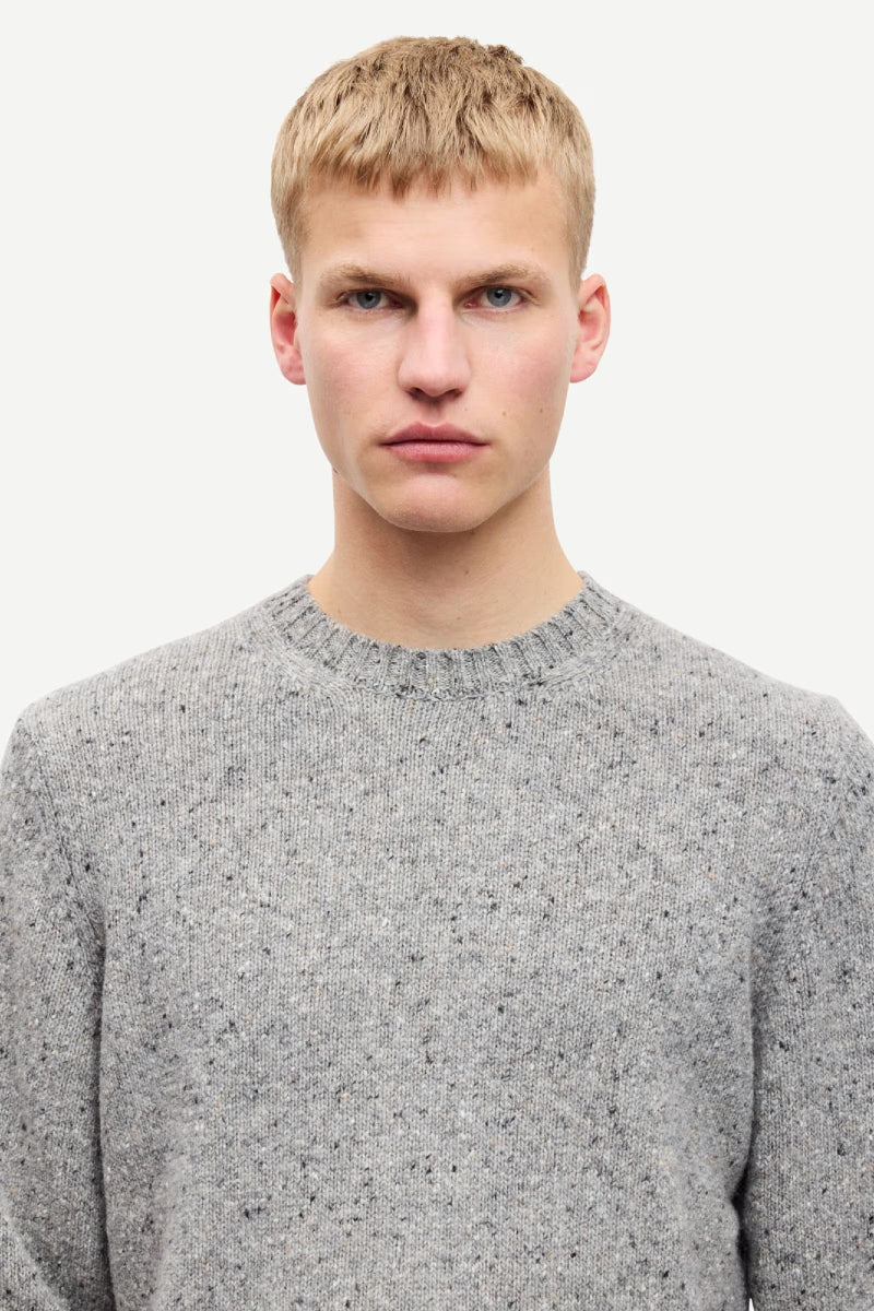 Samsøe Samsøe Sanataniel Sweater - grey melange - Image 7