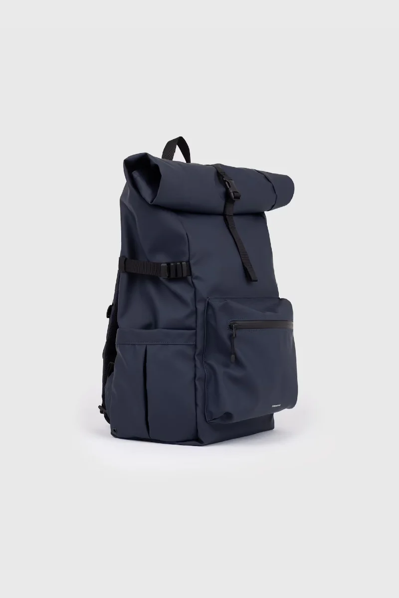 Sandqvist Stream Rolltop Backpack L - Navy - Image 2