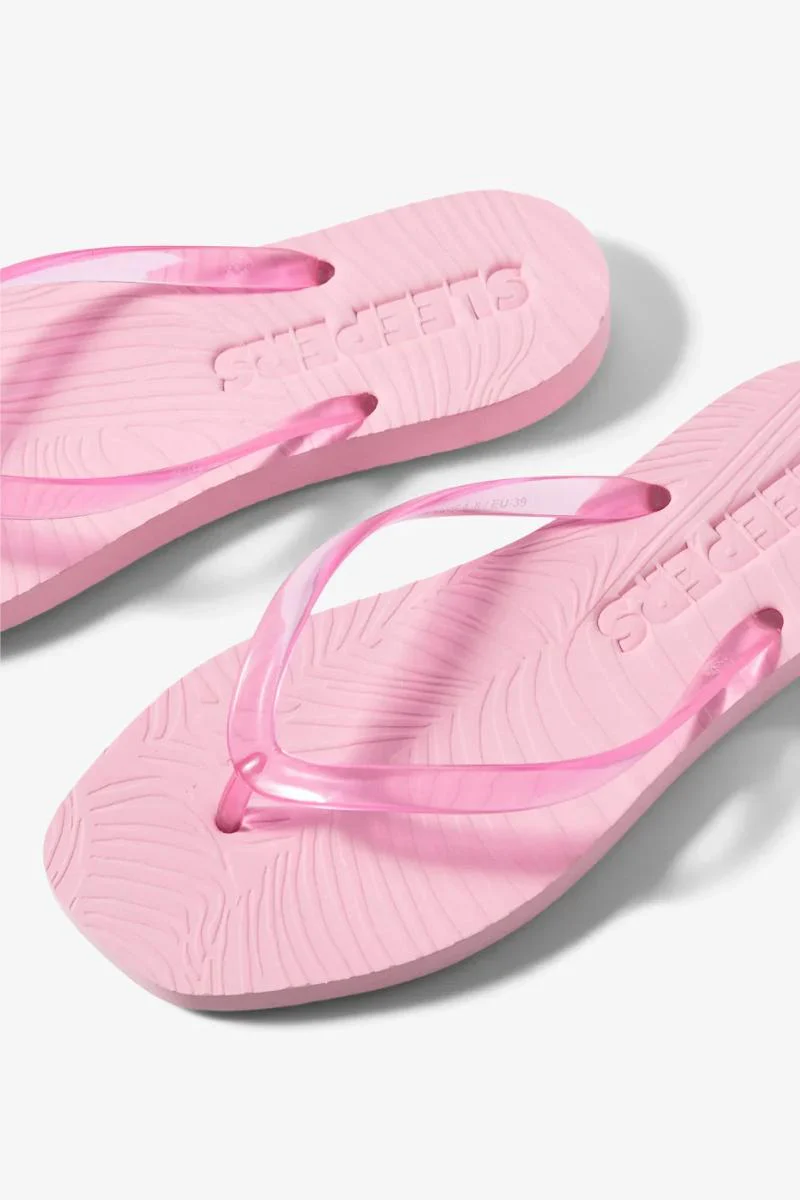 Sleepers Tapered Platform Flip Flop - pink transparent - Image 3