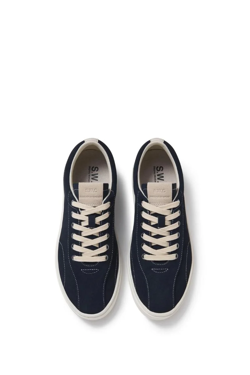 Stepney Workers Club Surma Suede - navy - Image 3