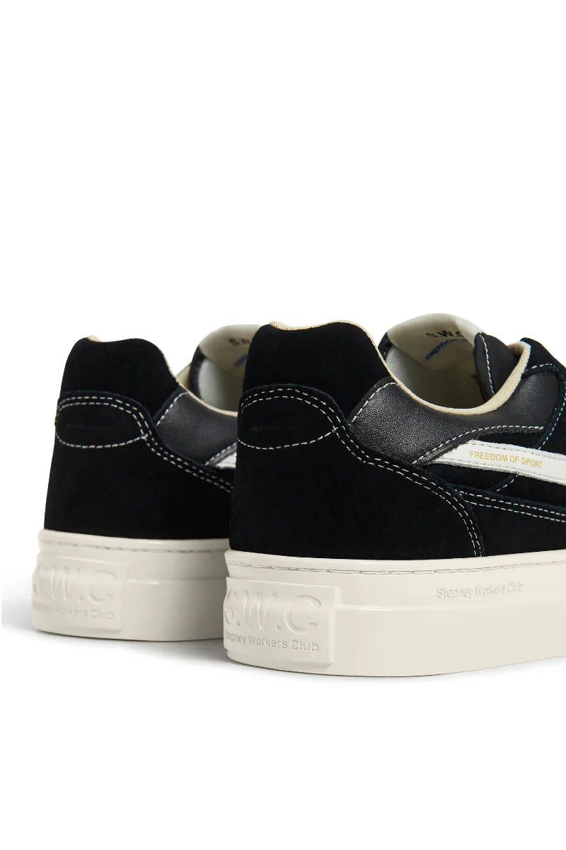 Stepney Workers Pearl S-Strike Suede - black/white - Image 5