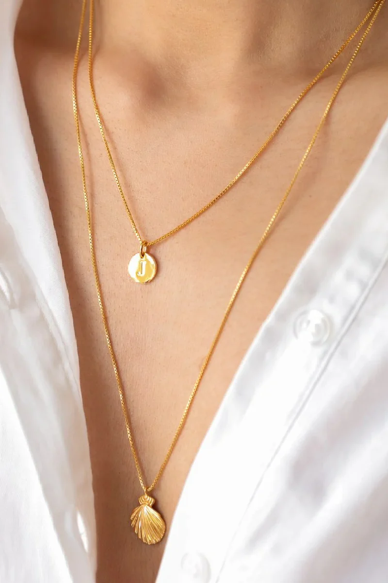Syster P Beaches Shell Necklace - gold - Image 2