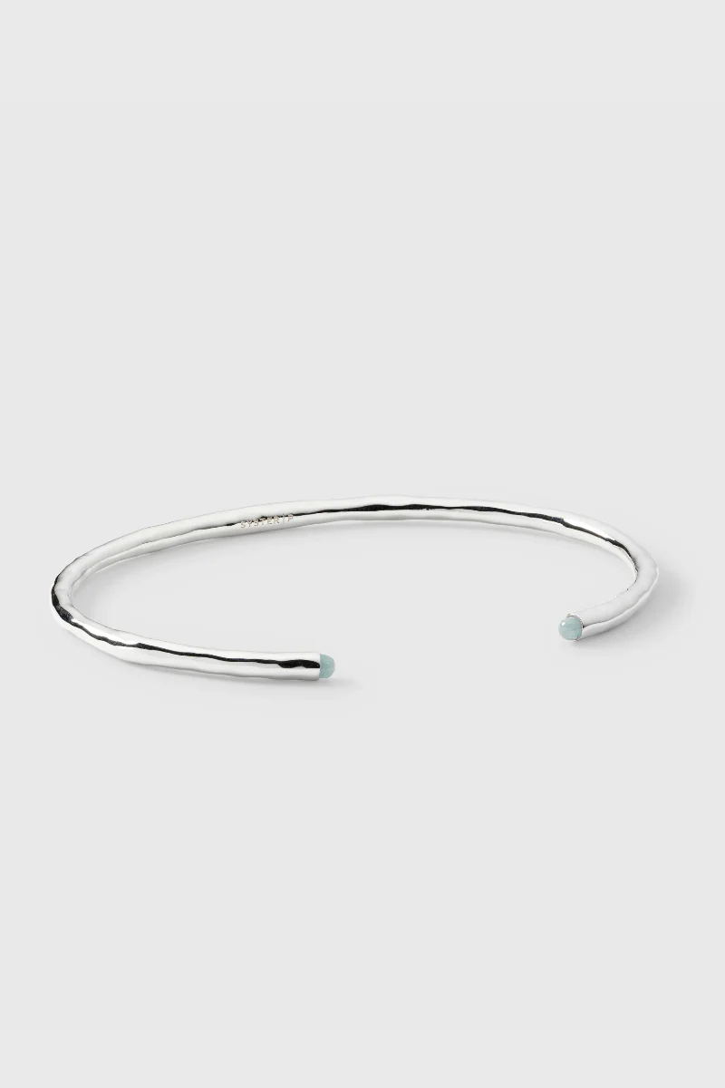 Syster P Florentina Bangle Aquamarine - silver - Image 3