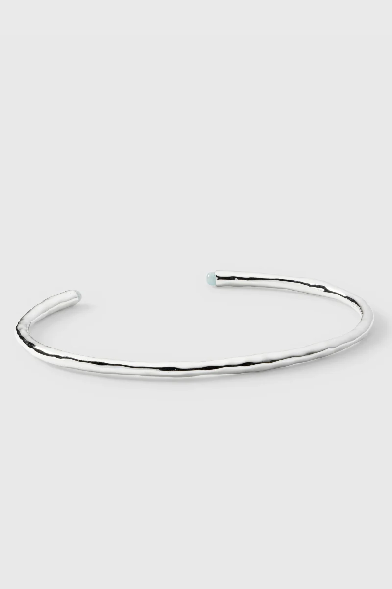 Syster P Florentina Bangle Aquamarine - silver - Image 4