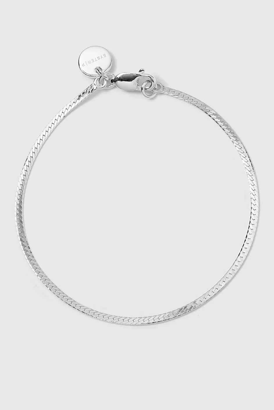 Syster P Herringbone Bracelet - silver