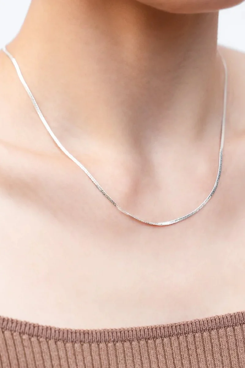 Syster P Herringbone necklace - silver - Image 2