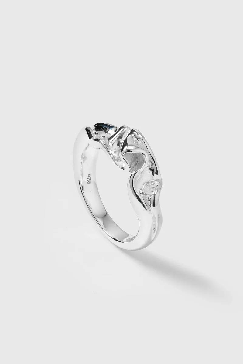 Syster P Moulded Narrow ring - silver - Image 4