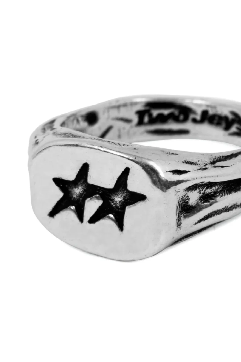 Twojeys Superstar Signet Ring - silver - Image 3
