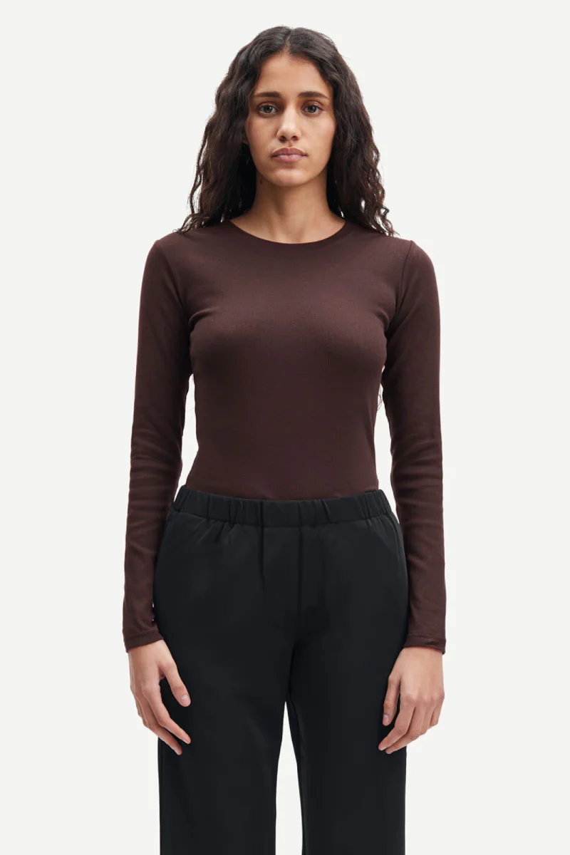 Samsøe Samsøe Alexa ls shirt - mole