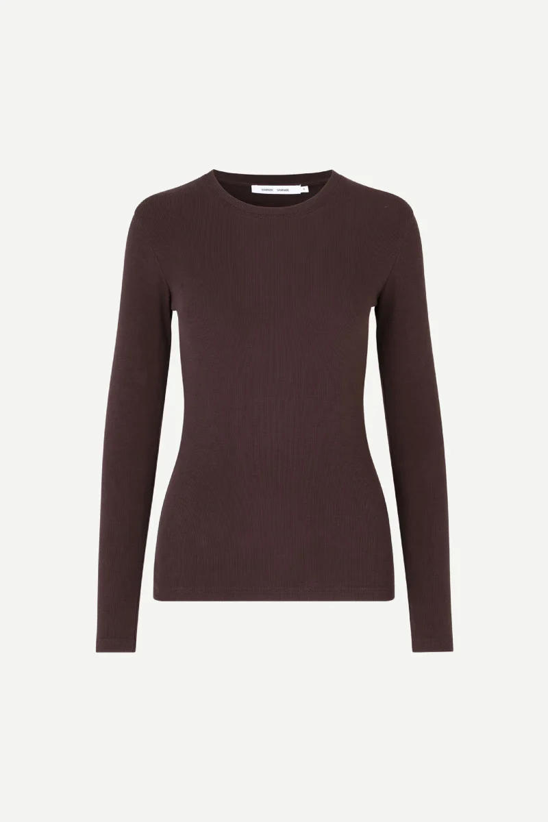 Samsøe Samsøe Alexa ls shirt - mole - Image 4