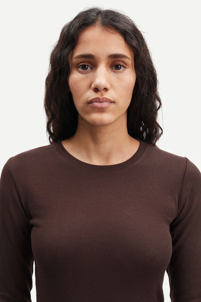 Samsøe Samsøe Alexa ls shirt - mole - Image 6