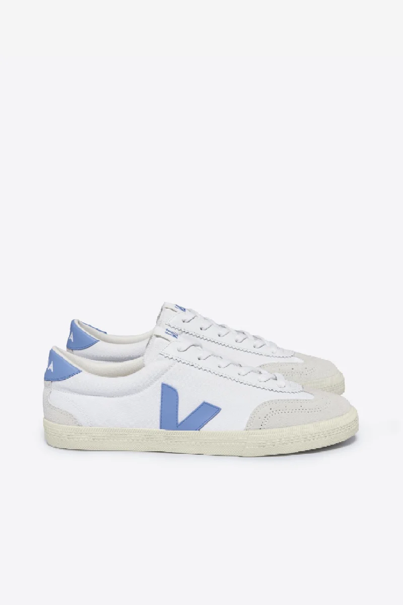 Veja Volley Canvas - white / aqua