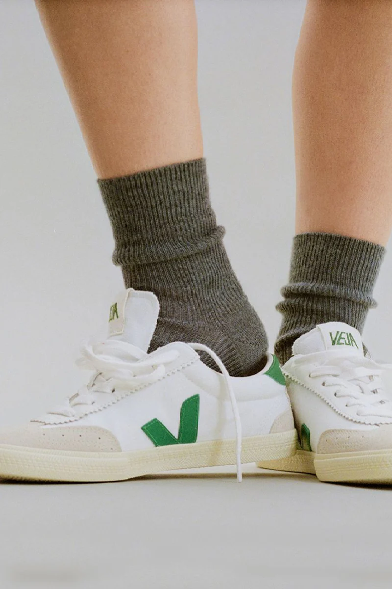 Veja Volley Canvas - white / emeraude - Image 2