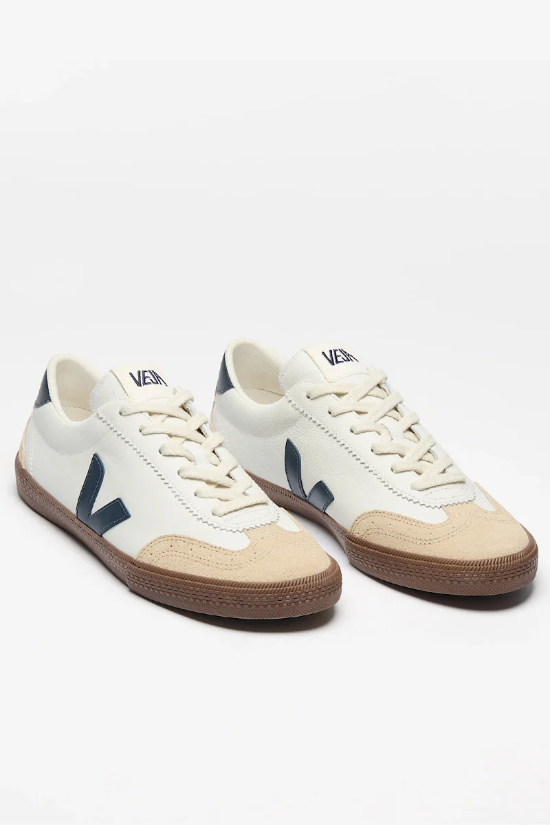 Veja Volley O.T. Leather - white/nautico/bark - Image 3