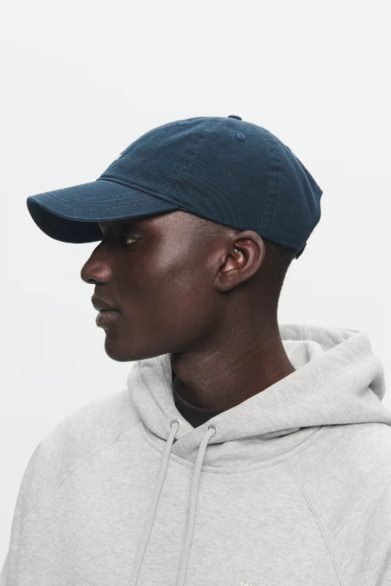 Wood Wood Low Profile Twill cap - navy - Image 2