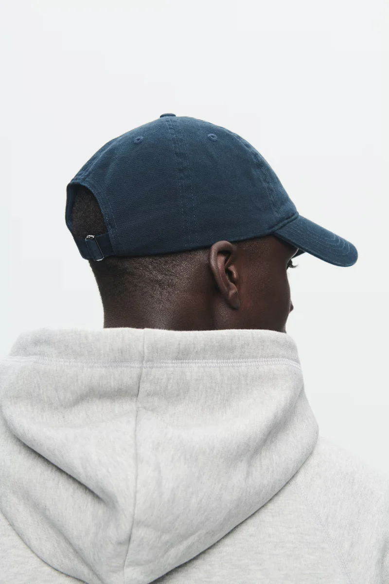 Wood Wood Low Profile Twill cap - navy - Image 3