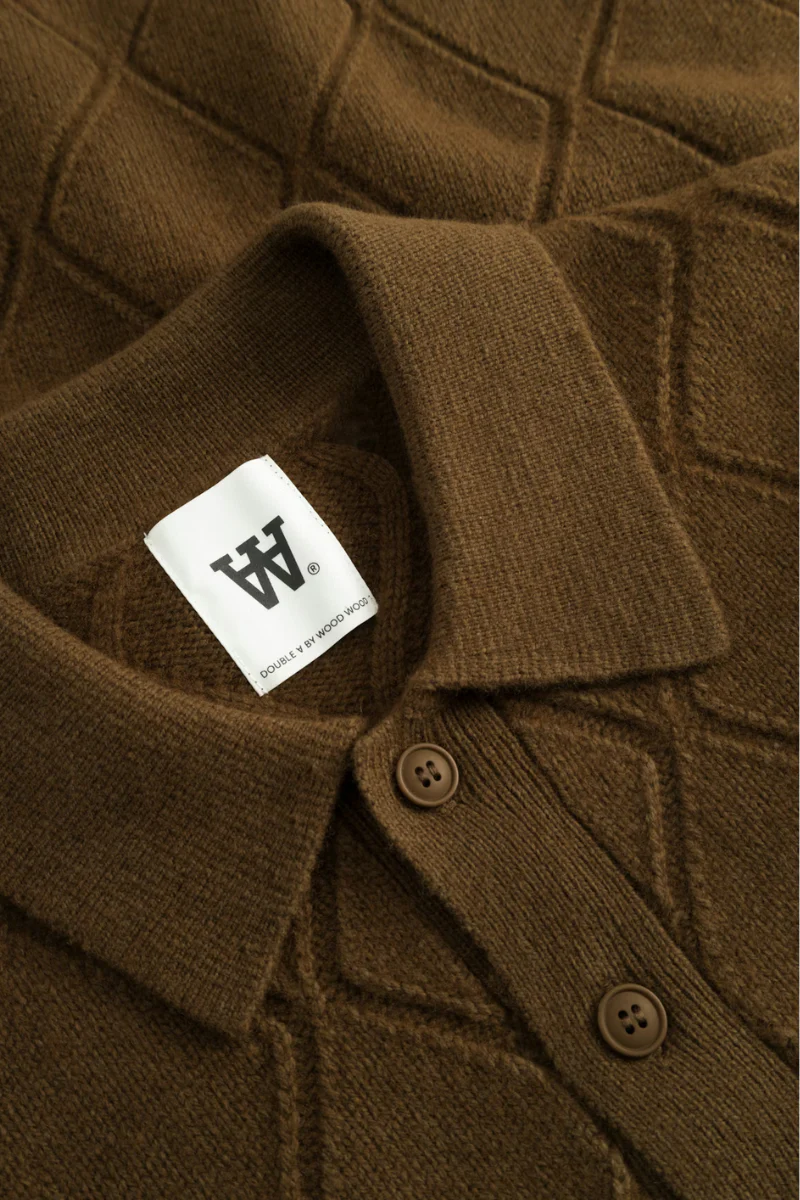 Wood Wood WWFindus polo shirt - desert palm - Image 5