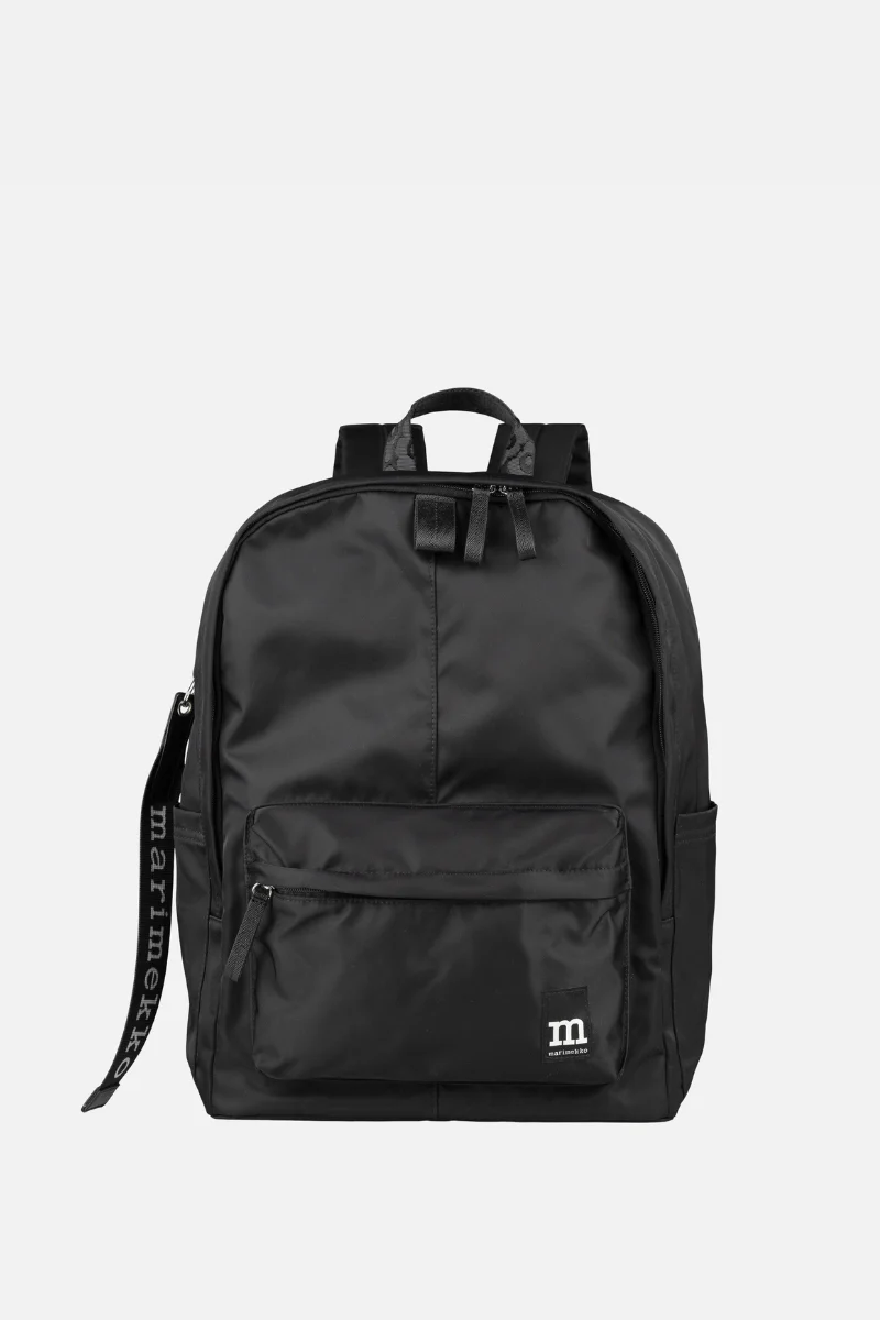 Marimekko Zip top Backpack Solid reppu - musta - Image 2
